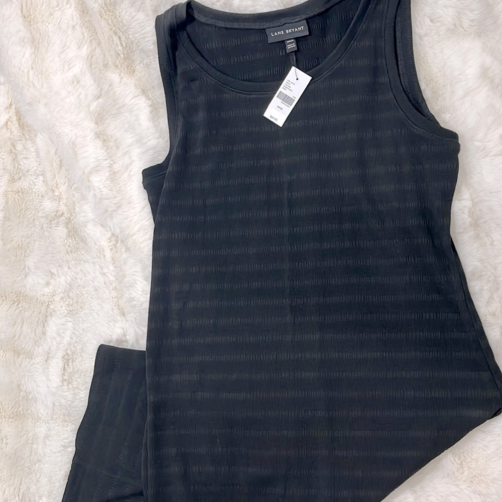 Lane Bryant 14/16 Sleeveless Black Dress - #18